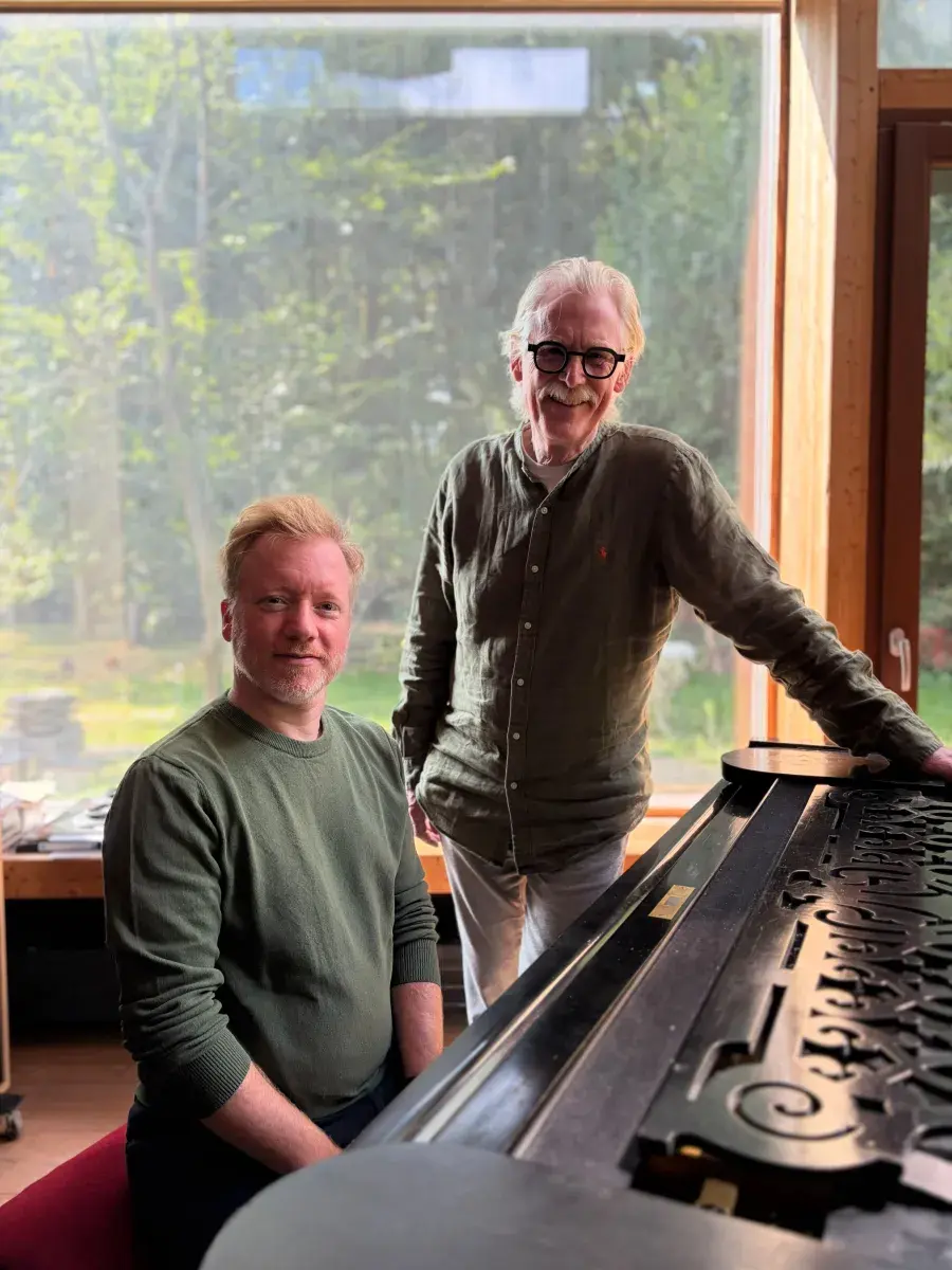Florejan en de Jef aan de piano